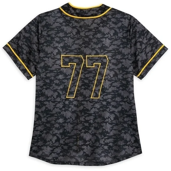 Rebels Logo Baseball Jersey for Adults - Picture 2 of 9